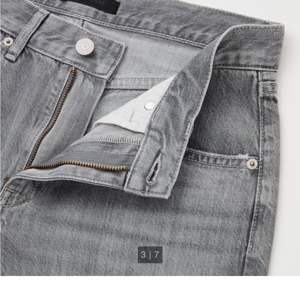 Uniqlo Women Relaxed Tapered Ankle Jeans Size 26 - Picture 3 of 11